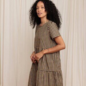 TRADLANDS CHALET DRESS IN BLACK SIZE SMALL